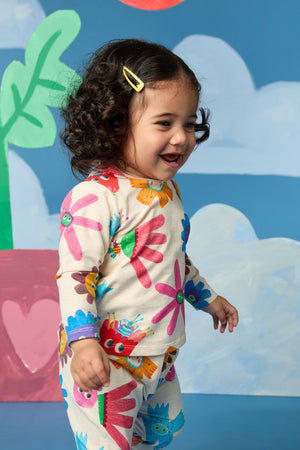 Gorman - Lucky Flower Baby LS Tee - cream