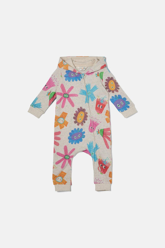 Gorman - Lucky Flower Baby Onesie - cream