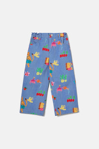 Gorman - Garden Kids Pants - blue