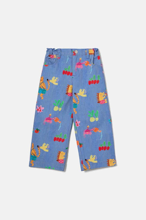 Gorman - Garden Kids Pants - blue