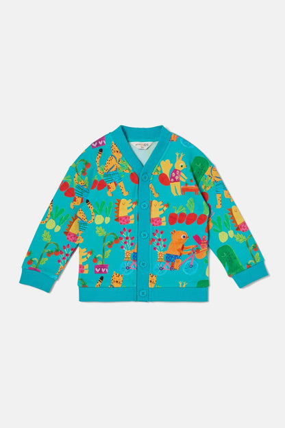 Gorman - Farming Kids Cardigan - green