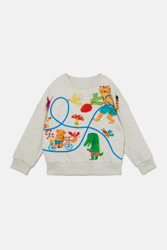 Gorman - Riding Swirl Kids Sweater - oatmeal