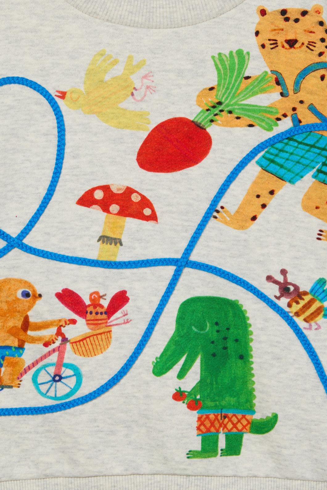 Gorman - Riding Swirl Kids Sweater - oatmeal