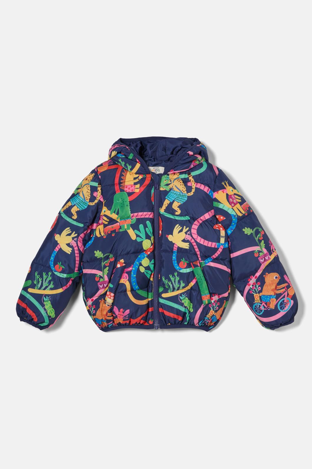 Gorman - Riding Swirl Kids PufferJacket - navy