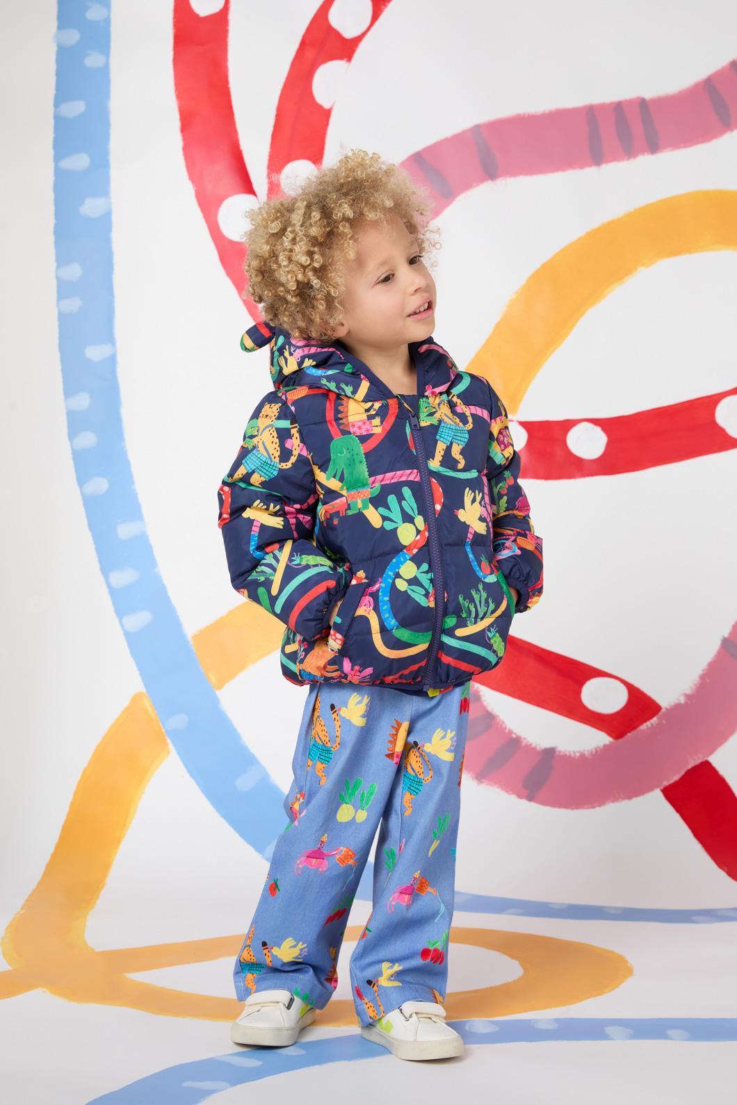 Gorman - Riding Swirl Kids PufferJacket - navy