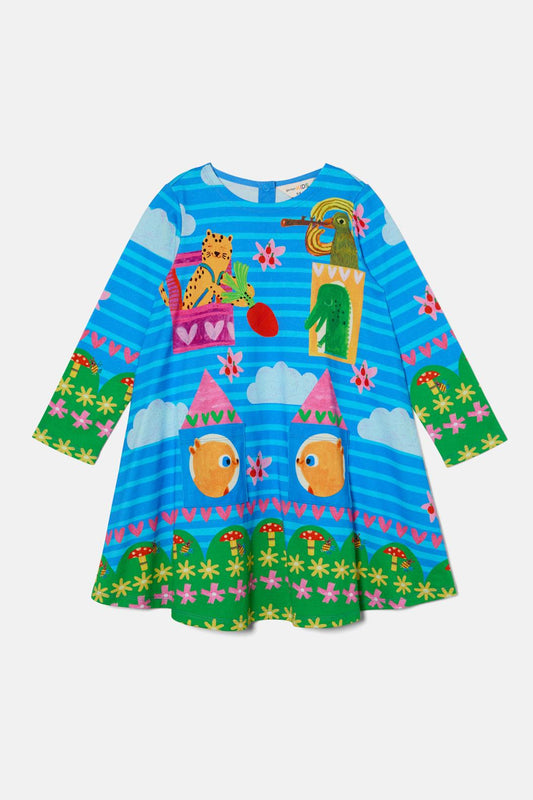 Gorman - Garden Kids Pkt Dress - multi