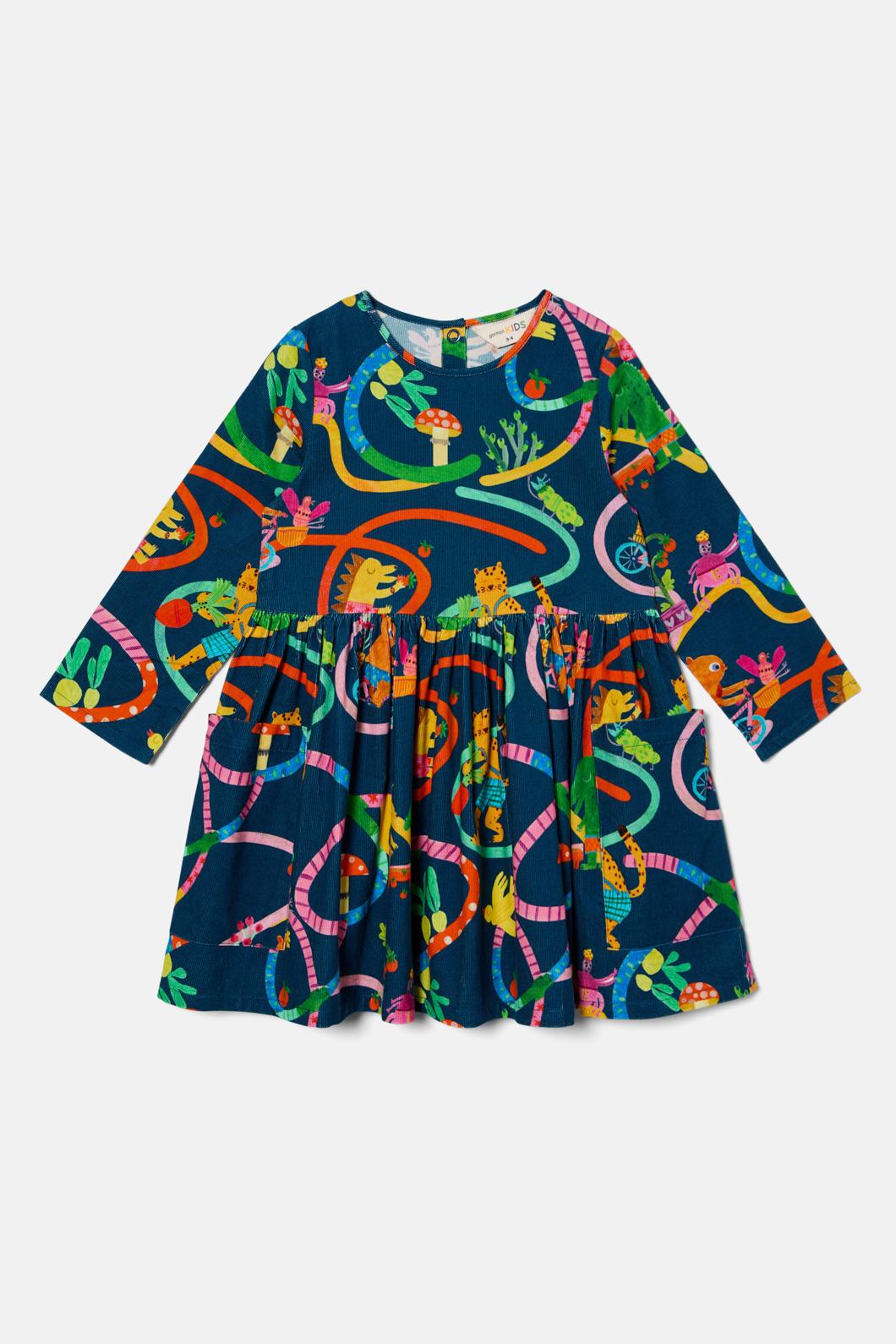 Gorman - Riding Swirl Kids Dress - navy