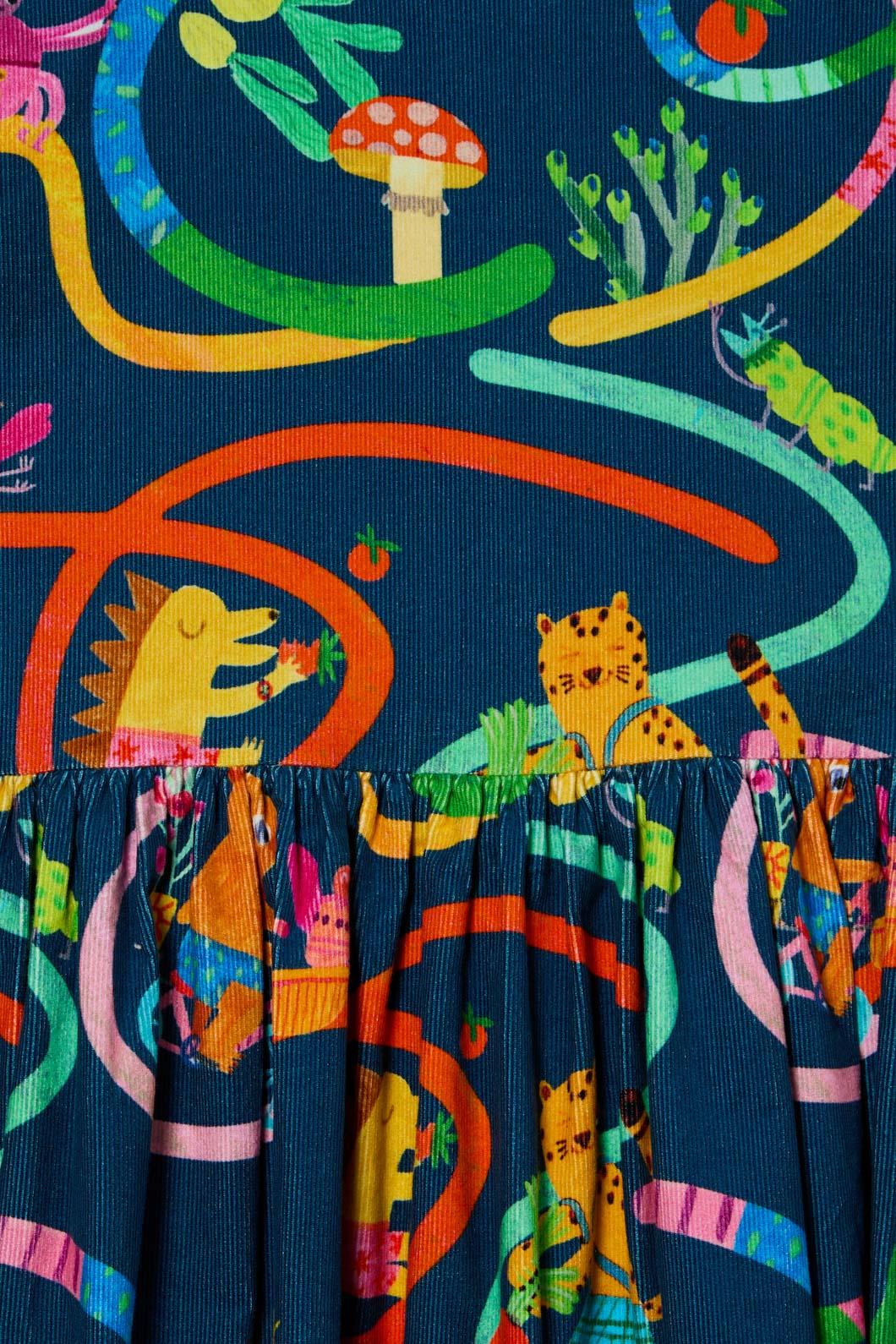 Gorman - Riding Swirl Kids Dress - navy