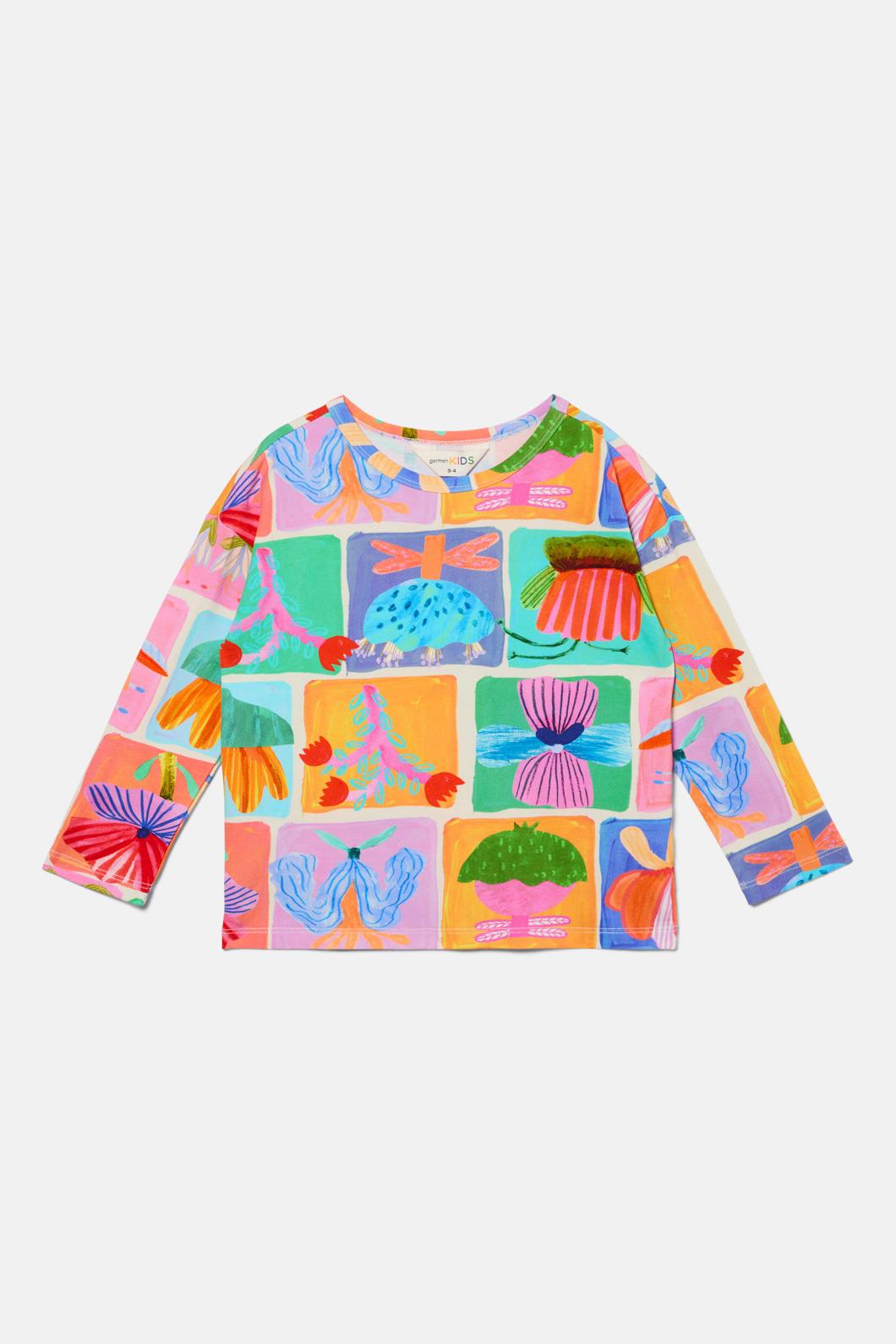 Gorman - Wild Blooms Kids LS Tee - multi