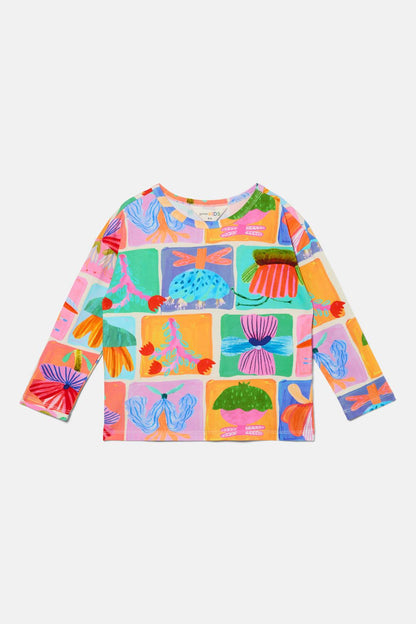 Gorman - Wild Blooms Kids LS Tee - multi