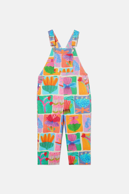 Gorman - Wild Blooms Kids Overalls - multi