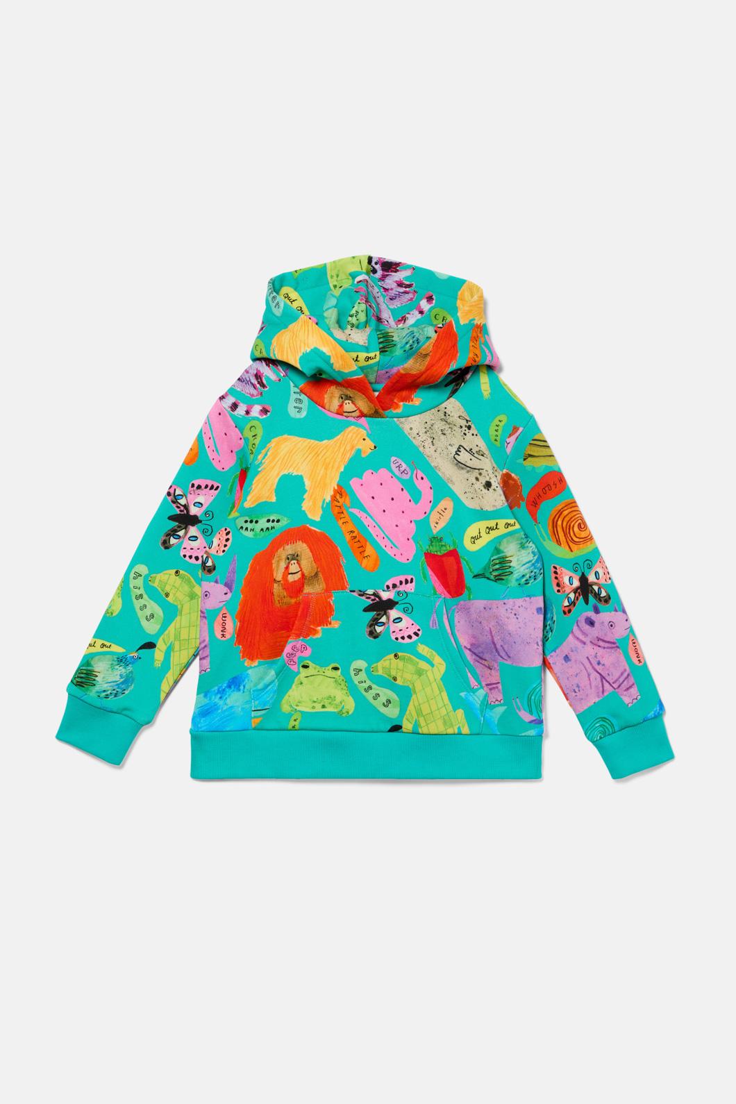 Gorman - Animals Kids Hoody - green