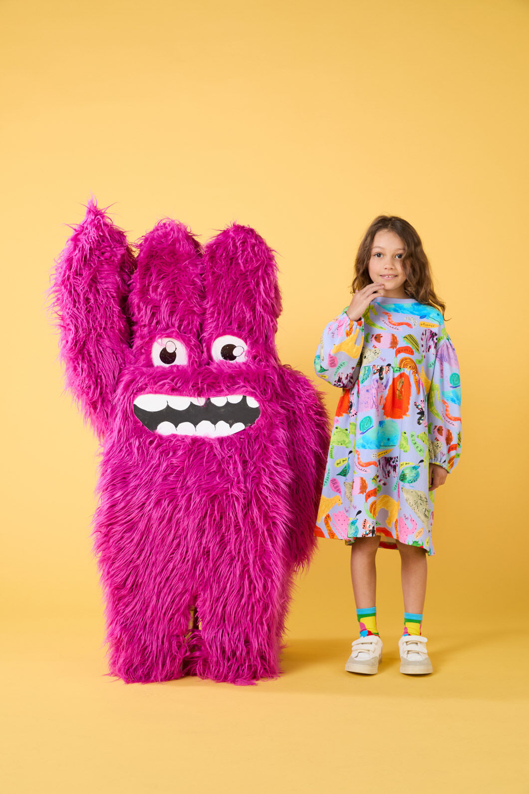 Gorman - Animals Kids Dress - lavender