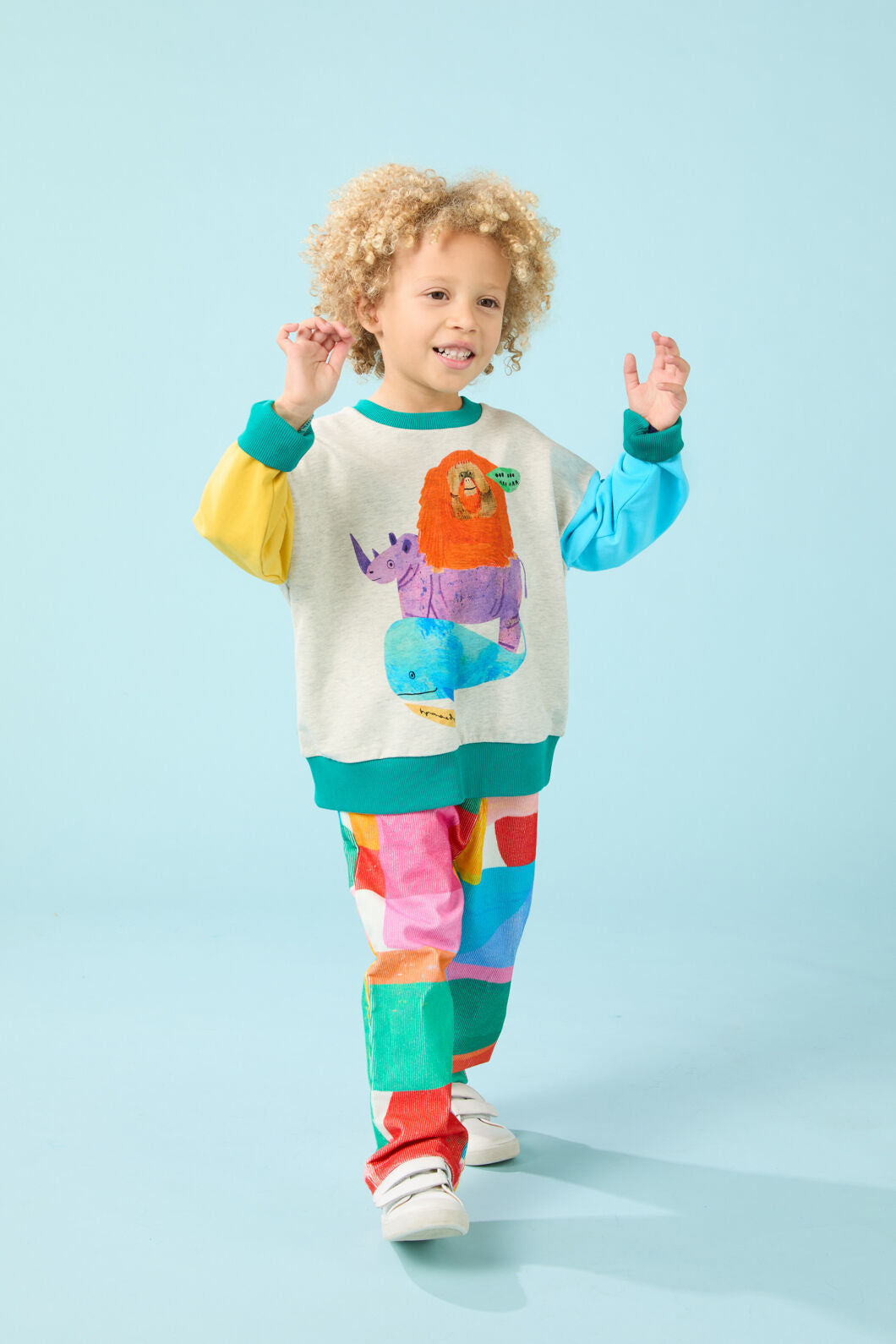 Gorman - Animals Stack Kids Sweater - multi