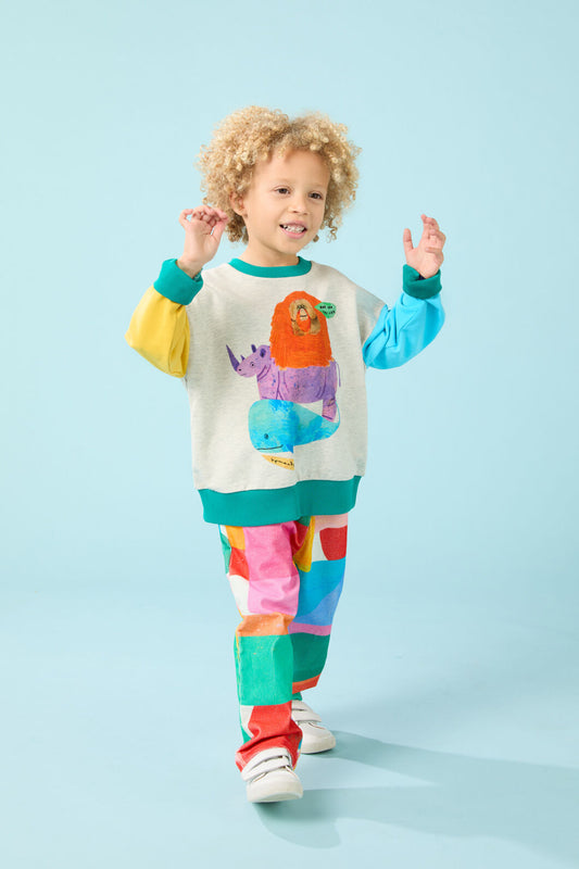 Gorman - Animals Stack Kids Sweater - multi
