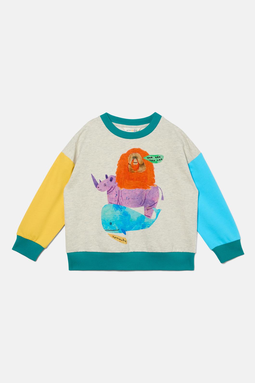 Gorman - Animals Stack Kids Sweater - multi
