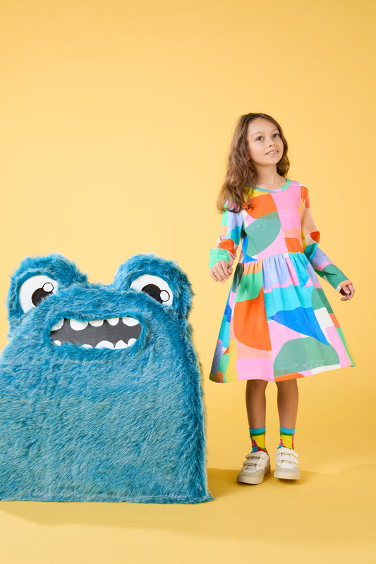 Gorman - Graphic Geo Kids Dress - multi