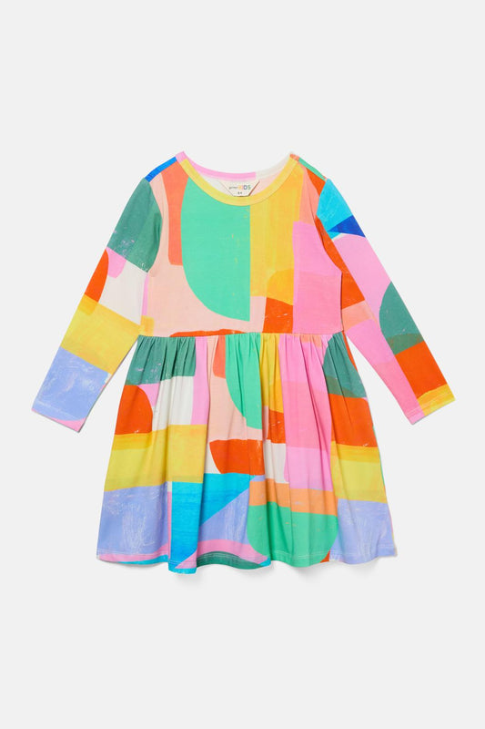 Gorman - Graphic Geo Kids Dress - multi