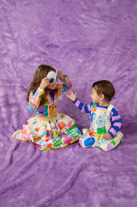 Gorman - Boo Baby Overalls - cream