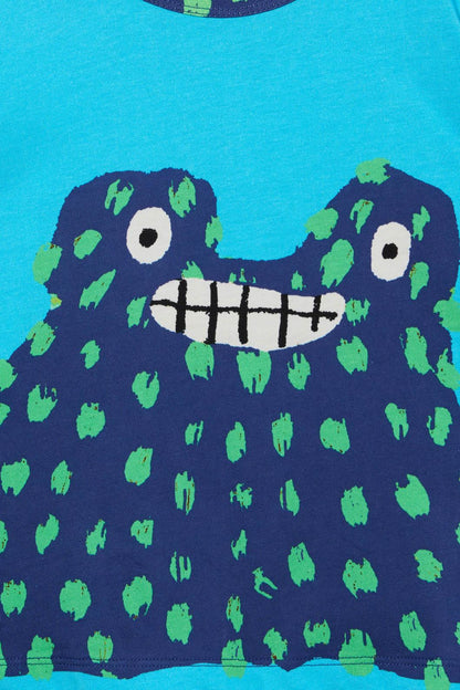 Gorman - Monster Guy Kids LS Tee - blue