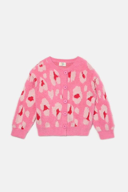 Gorman - Pink Leopard Kids Cardigan - pink