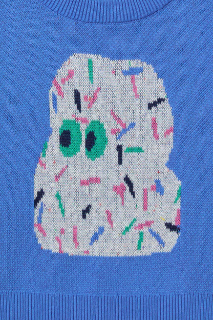 Gorman - Monster Guy Baby Knit - blue