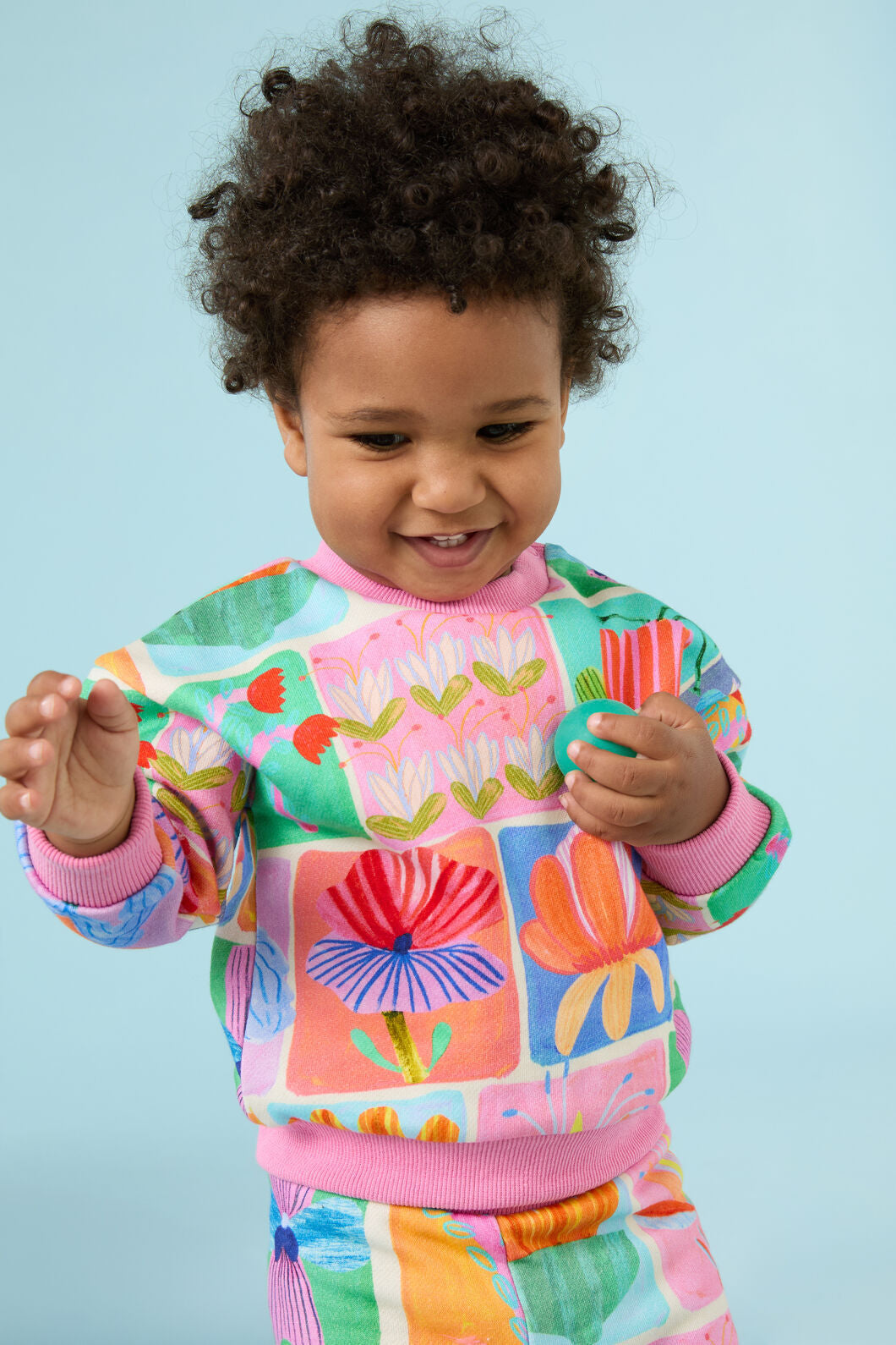 Gorman - Wild Blooms Baby Sweater - multi
