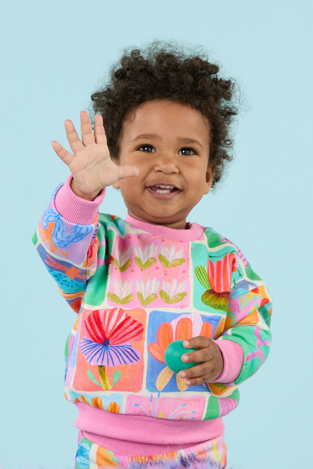 Gorman - Wild Blooms Baby Sweater - multi