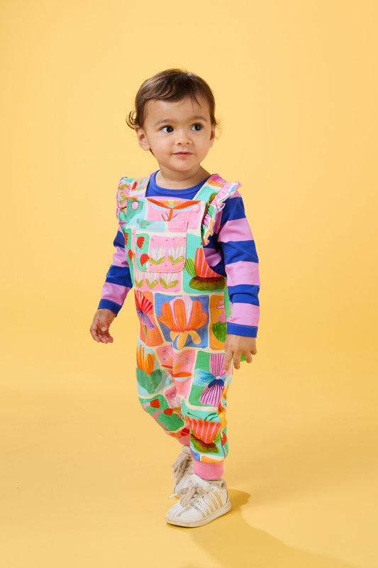 Gorman - Wild Blooms Baby Overalls - multi