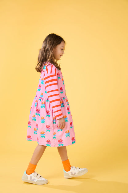 Gorman - Lotus Flower Kids Cord Dress - pink