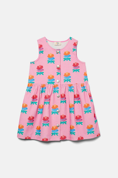 Gorman - Lotus Flower Kids Cord Dress - pink