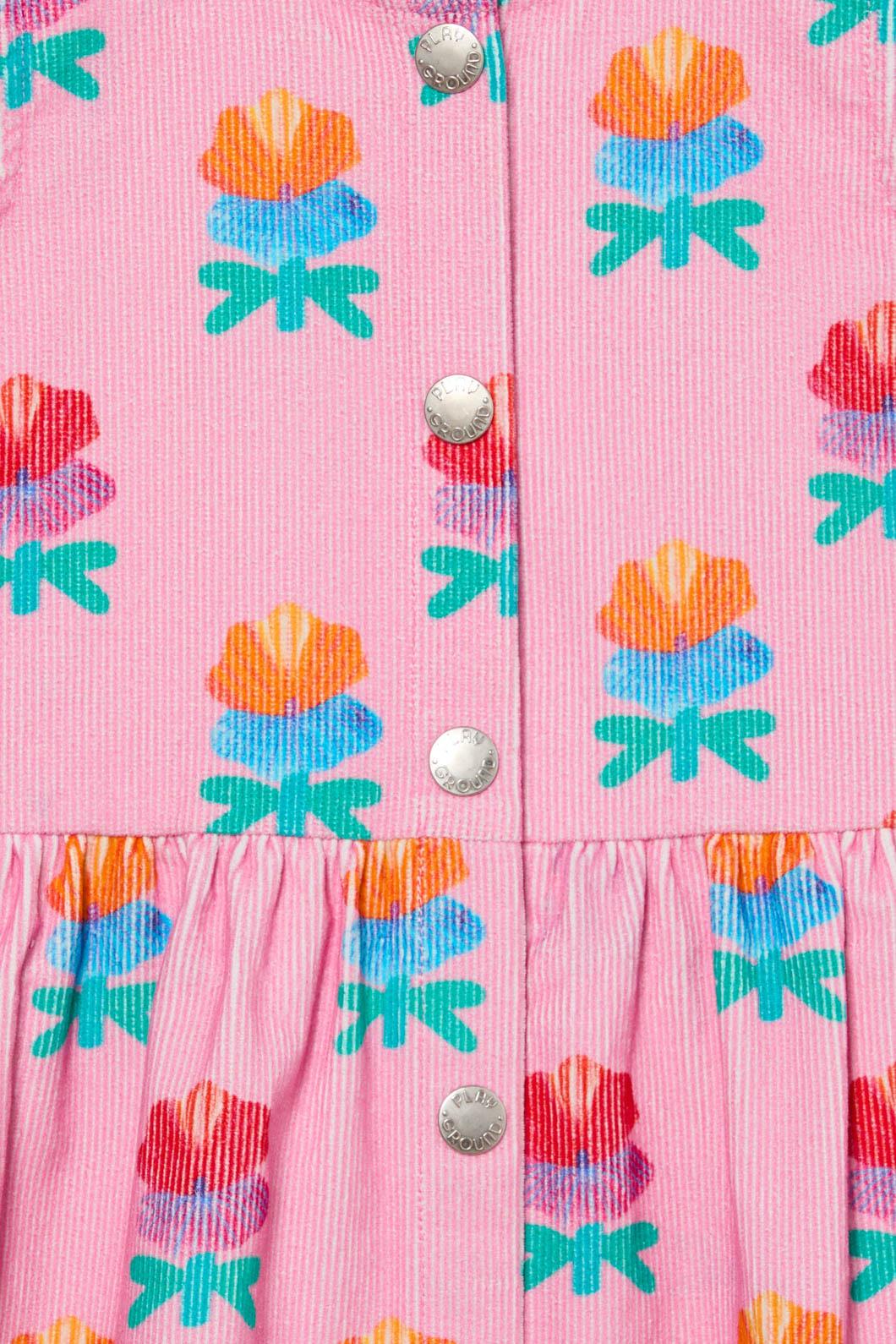 Gorman - Lotus Flower Kids Cord Dress - pink