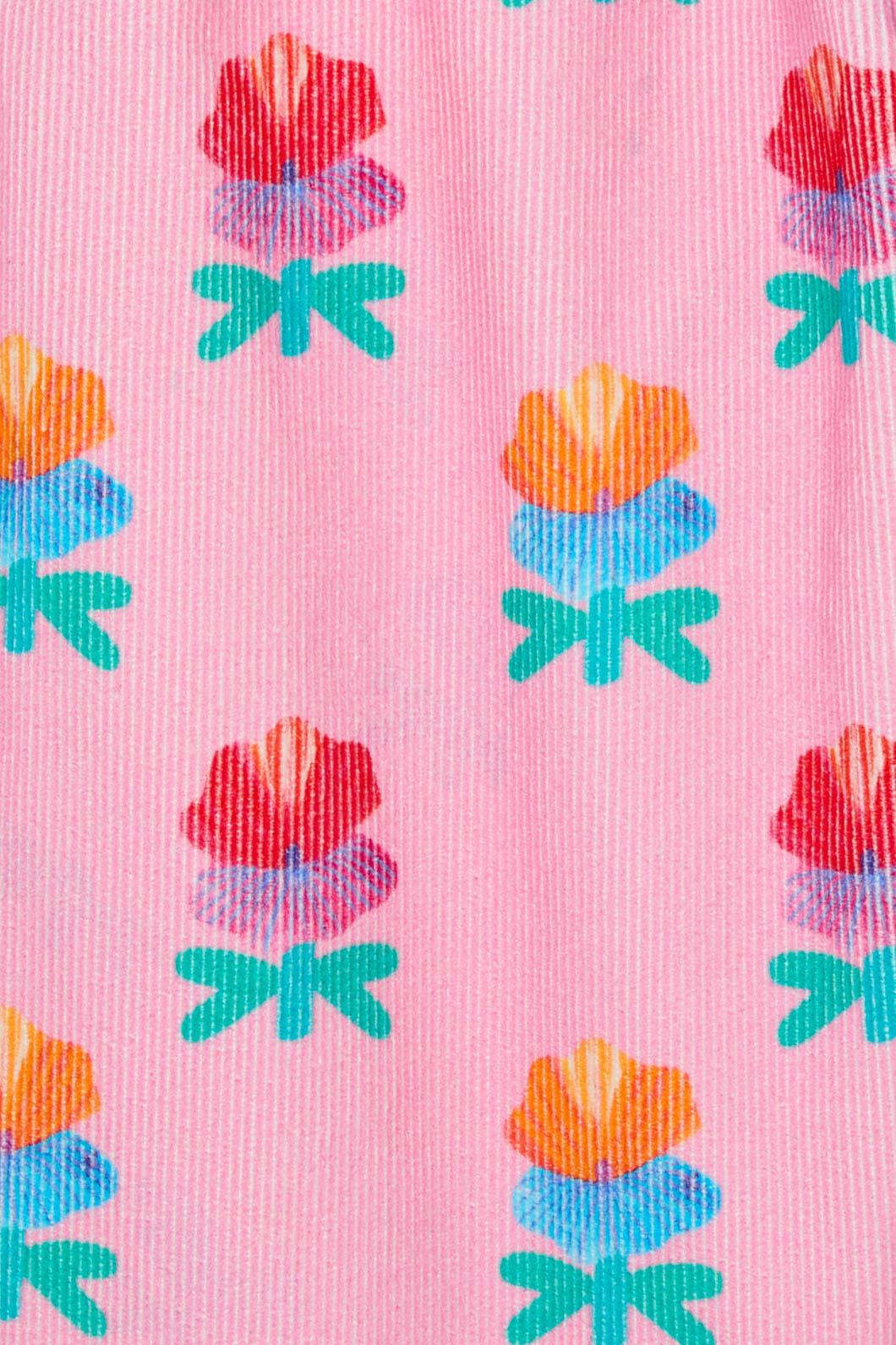 Gorman - Lotus Flower Kids Cord Pants - pink