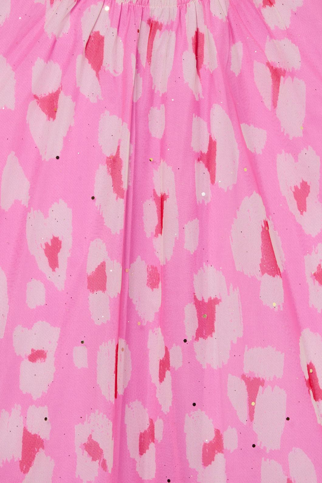 Gorman - Pink Leopard Kids Party Dress - pink