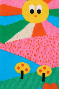 Gorman - Bold Floral Kids Sock Pack - multi