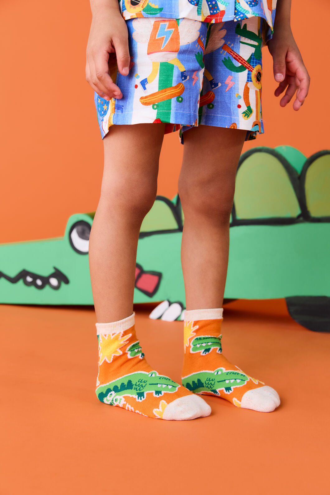 Gorman - Crocs Kids Sock - orange