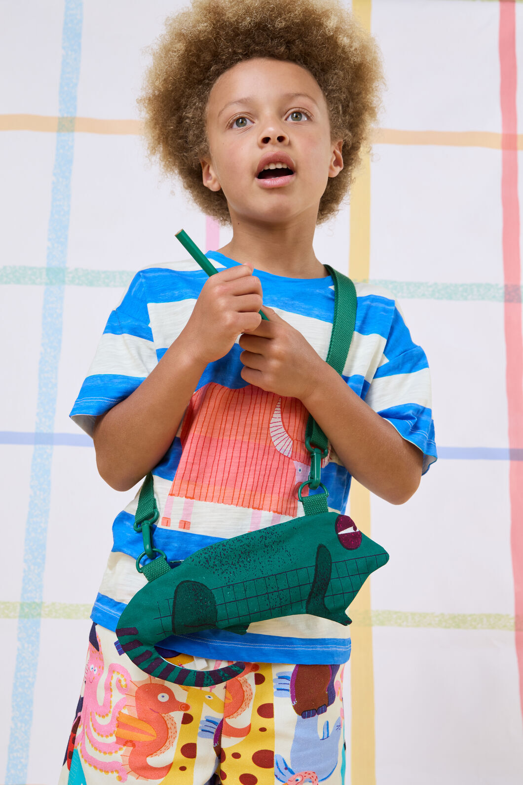 Gorman - Lizard Kids Pencil Case - green