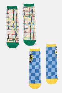 Gorman - Believe Check Kids Socks - multi