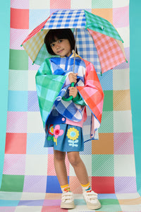 Gorman - Gingham Splice Kids Umbrella - multi