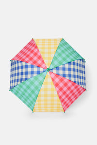 Gorman - Gingham Splice Kids Umbrella - multi