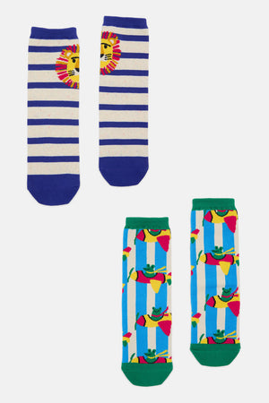 Gorman - Flying Frogs Kids Socks - multi