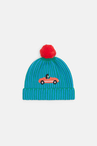 Gorman - Multi Rib Cars Kids Beanie - green