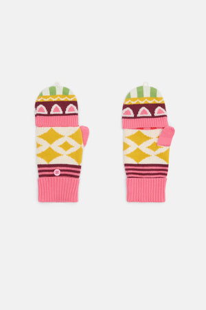 Gorman - Abstract Kids Mittens - multi