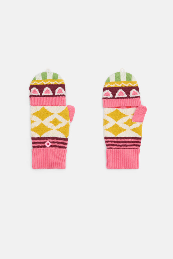 Gorman - Abstract Kids Mittens - multi