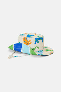 Gorman - Spotty Cats Kids Hat - cream