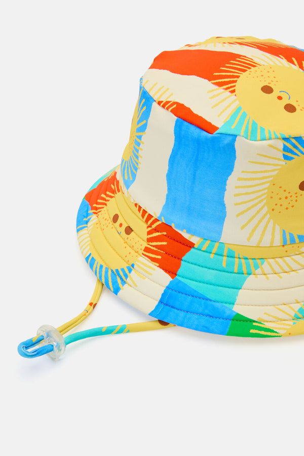 Gorman - Sunny Patchwork Kids Swim Hat - multi