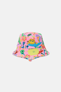 Gorman - Bugs In Bloom Kids Swim Hat - pink
