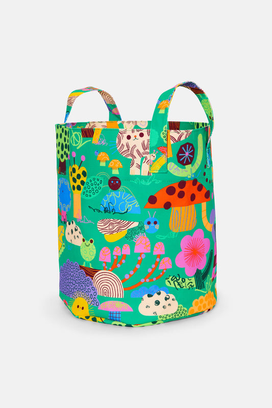 Gorman - Wood End Kids Toy Basket - green