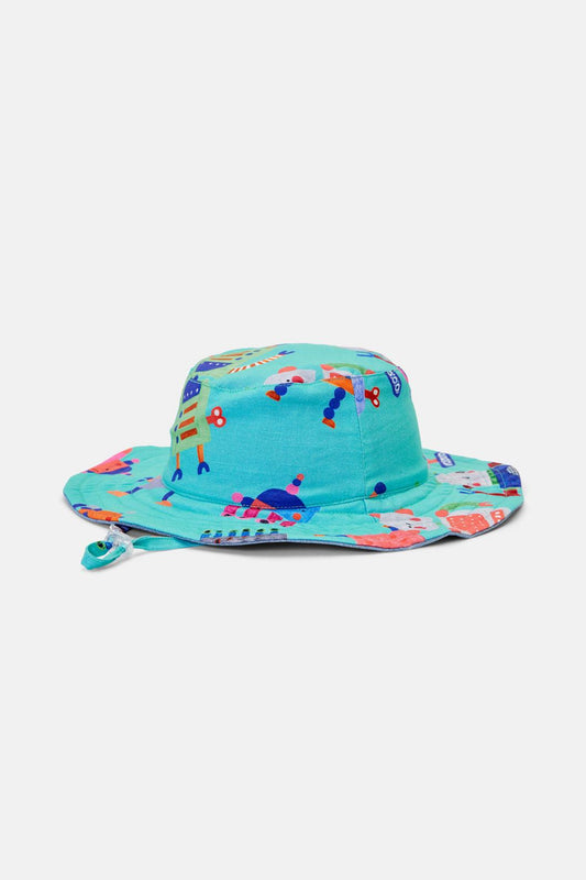 Gorman - Robots Kids Hat - green