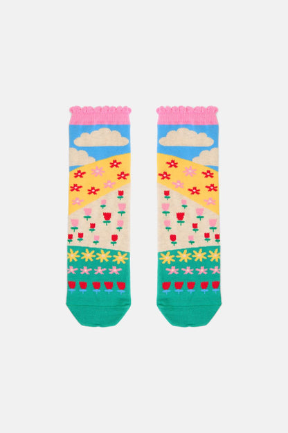 Gorman - Happy Floral Kids Sock - multi